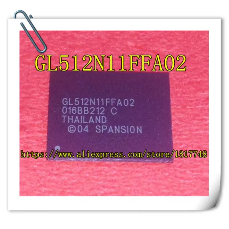 10 قطعة/الوحدة S29GL512N11FFA02 GL512N11FFA02 بغا رقائق شائعة الاستخدام لصوت السيارة