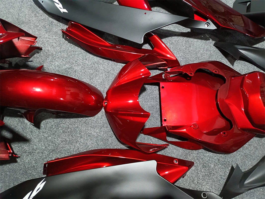 Injection Mold New ABS Whole Motorcycle Fairings Kit Fit for YAMAHA YZF-R6 R6 06 07 2006 2007 Bodywork Set Dark Red