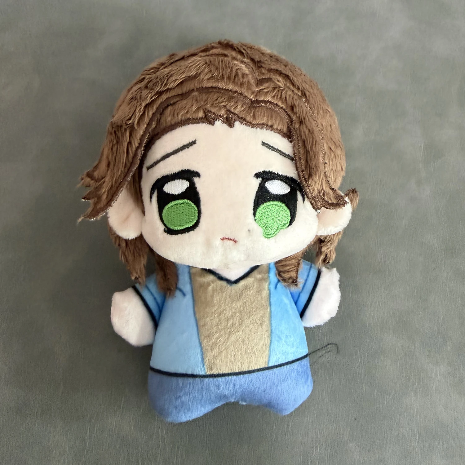 10 cm große gefüllte Castiel-Engelsflügel-Plüschtiere, Sam Dean Winchester Plüschpuppen, Rucksackanhänger, Schlüsselanhänger, Geburtstags- und Weihnachtsgeschenk