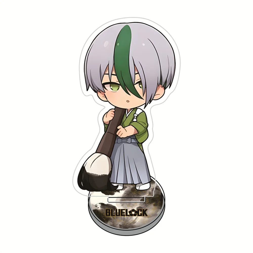 10CM Anime Blue football Acrylic Keychain Stand Model Ornament Accessories Goods Christmas Gifts