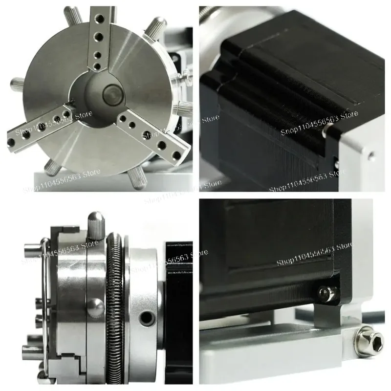 

Metal Rotation Mini Self-Locking Rotary Clamp Shaft - Ring Mark Chuck for Jewellery Marking Engraver Machine