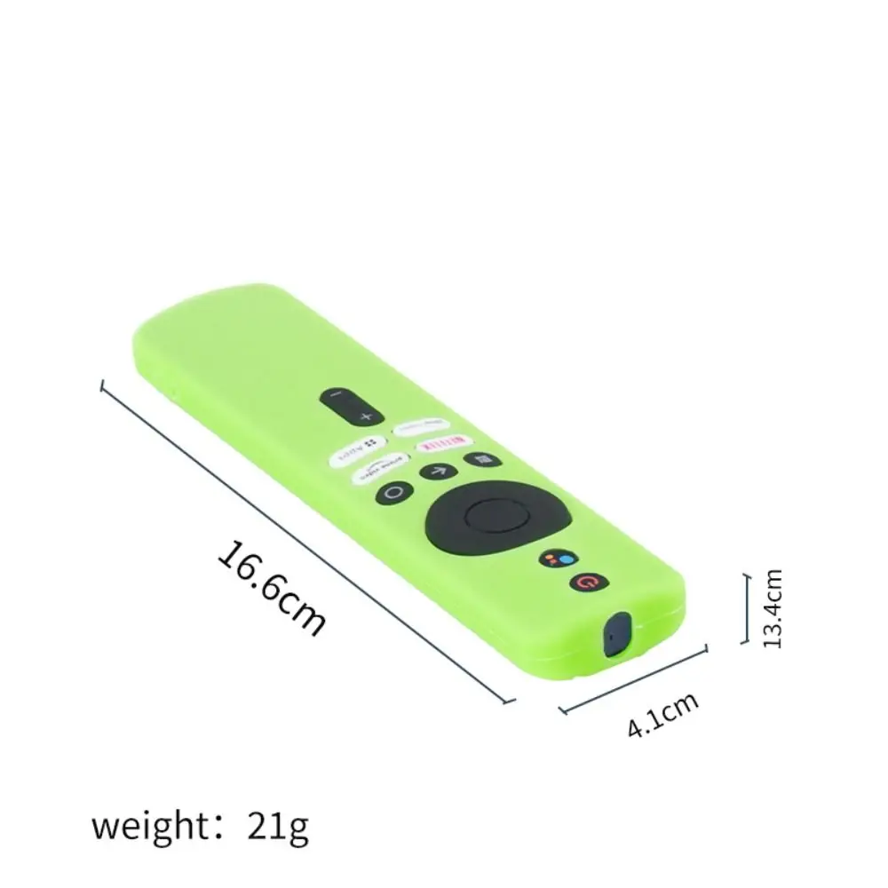 Luminous Remote Control Case Soft Texture Anti-fall Waterproof Case Anti-slip Shockproof for Xiaomi Mi TV Box S view 2