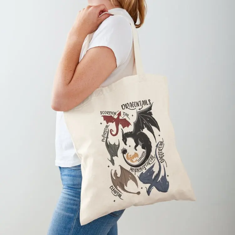 DRAGONTAILS - Fourth Wing - Rebecca Yarros - Officially licensed Tote Bag