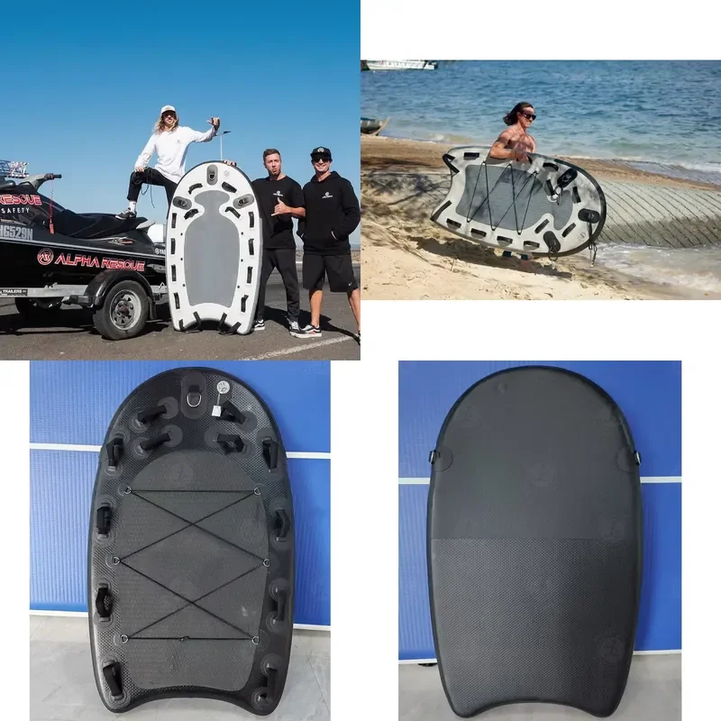 Versatile Inflatable Rescue Board for Swift Water Rescue, Compact and Easy to Deploy
