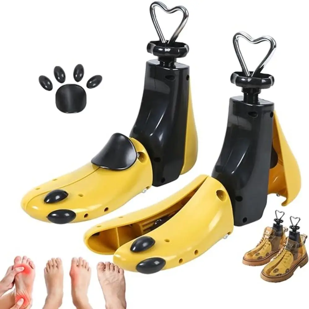 New Adjustable Width and Length Shoe Stretcher with Steel Shaft Durable Boot Stretcher High Top Shoe Trees for Wide Feet