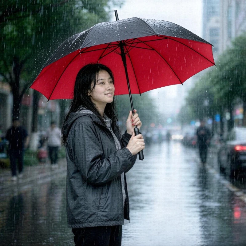 Oversized Automatic Umbrella Double Layer Heavy Duty Windproof Stormproof Rainproof UV Sunshade All Weather Outdoor Use 장우산