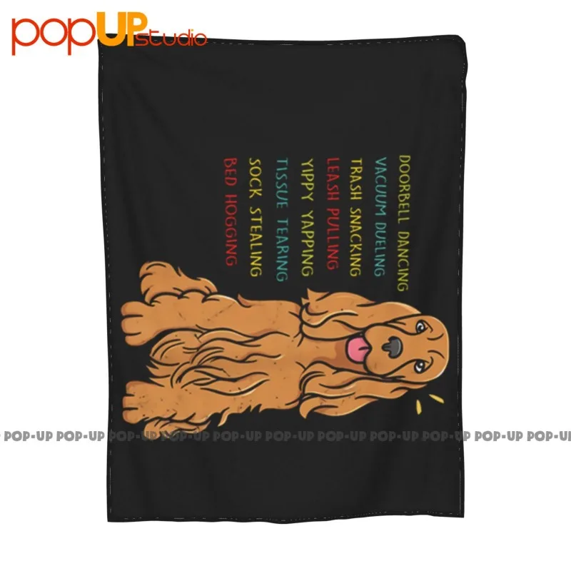 I Love My Cocker Spaniel Dog Ultra-Soft Blanket Quilt Winter Sofa Cover Bed Covers
