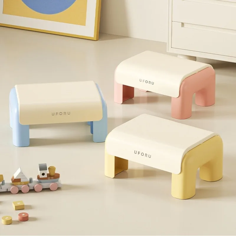 

2026 Plastic Low Stool Bathroom Footstool Household Living Room Non-slip Shoe Changing Stools Акриловый Табурет Ottoman