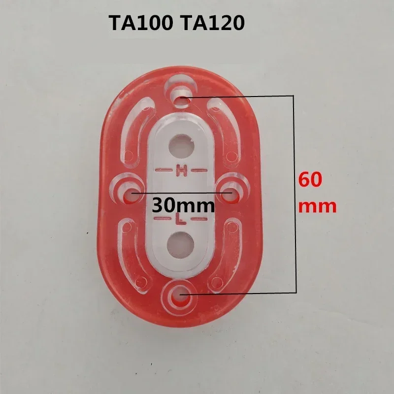 Oil level gauge for oil sight glass of screw air compressor  TA100 TA120 Elliptical oil indicator gauge 30*60mm