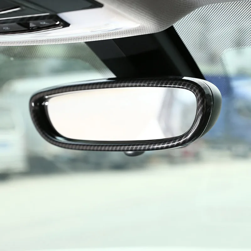 ABS Chrome Interior Rearview Mirror Frame Cover Trim Car Accessories For BMW X1 F48 2016-2019 For 2 Series F45 F46 2015-2019