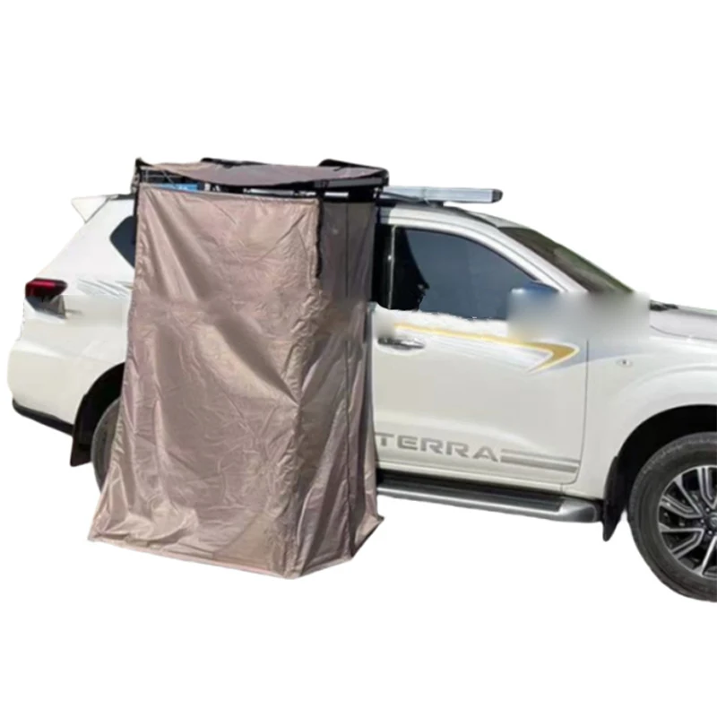 

Vehicle Awning Shower Room with Roof,100*100*200CM,Privacy Shelter Restroom,Waterproof Shower Tent Overland