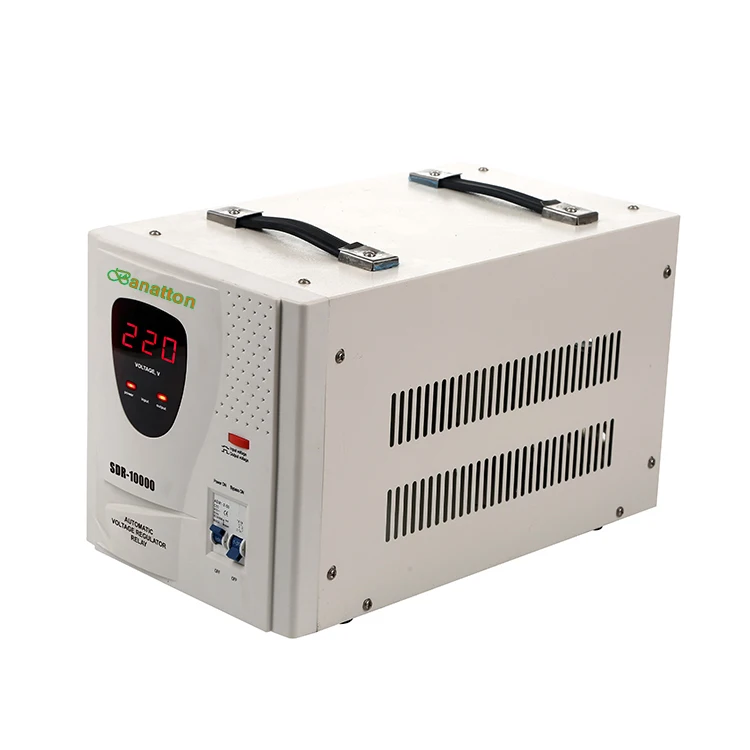 SDR Home Use Single Phase Relay Type Ac Adjustable Automatic Voltage Regulator 220v/230v 10kva For Household Appliance