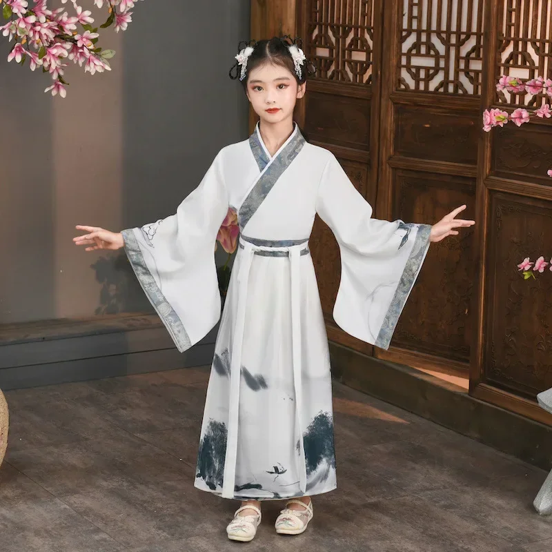 

Костюм Конфуций, детский костюм ханьфу, сценическое представление, традиционная китайская одежда, стихотворение, национальное обучение, три характеристики