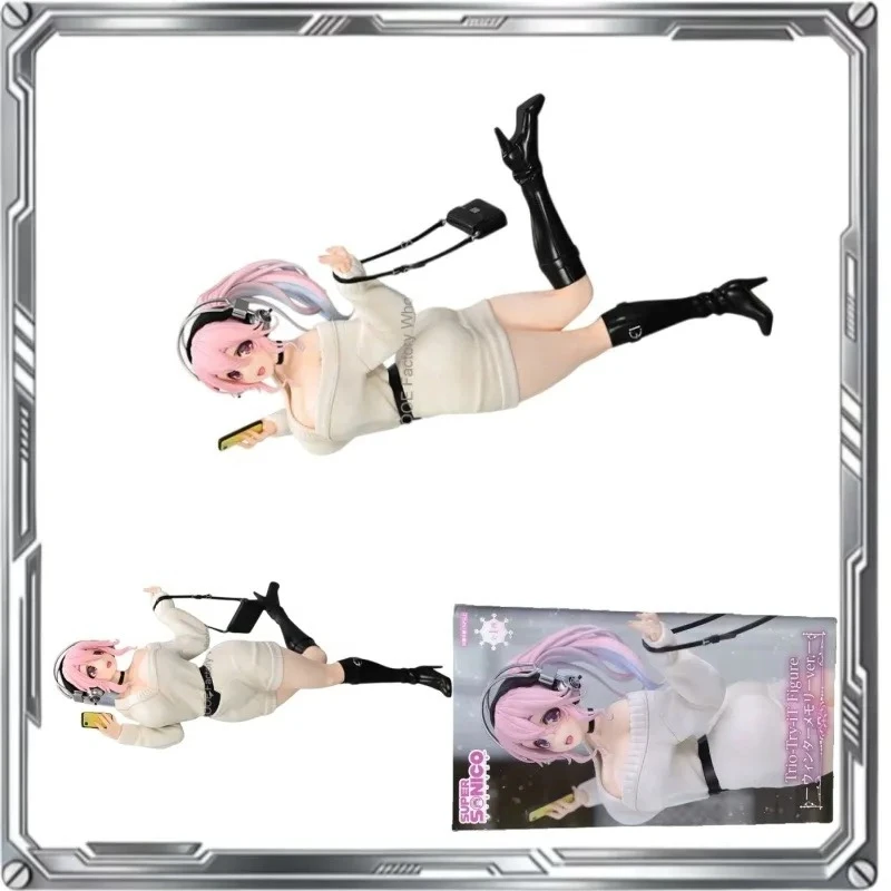 

Оригинальная фигурка FuRyu 21 см Super Sonico, аниме-игрушка, модель из ПВХ, коллекционная, подарок на день рождения для парня, оптом QWIOOE