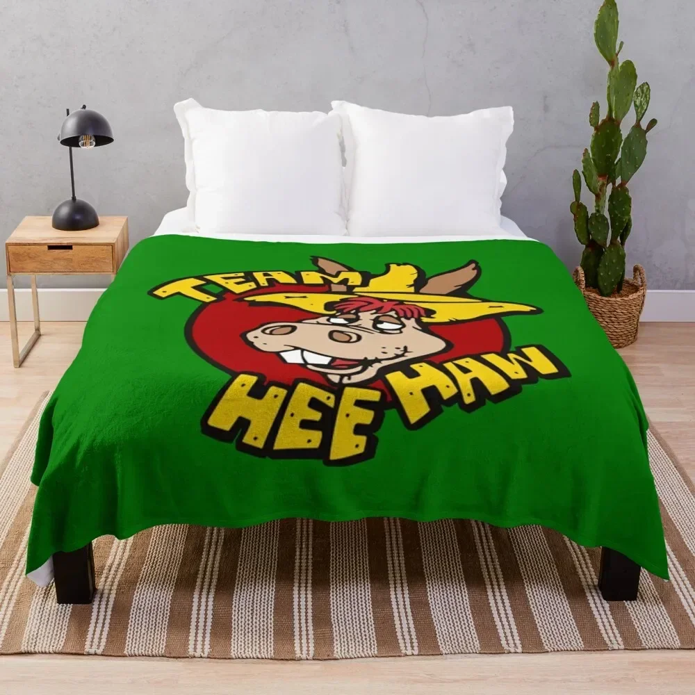 

Team Hee Haw Throw Blanket Soft Big Furry Retros Blankets