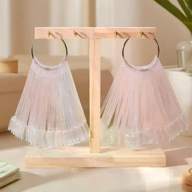 T/L على شكل أظافر صناعية ملونة بطاقة عرض موقف هلام البولندية قالب مسمار الفن نصائح عينة حامل مسمار البولندية ممارسة الرف #1