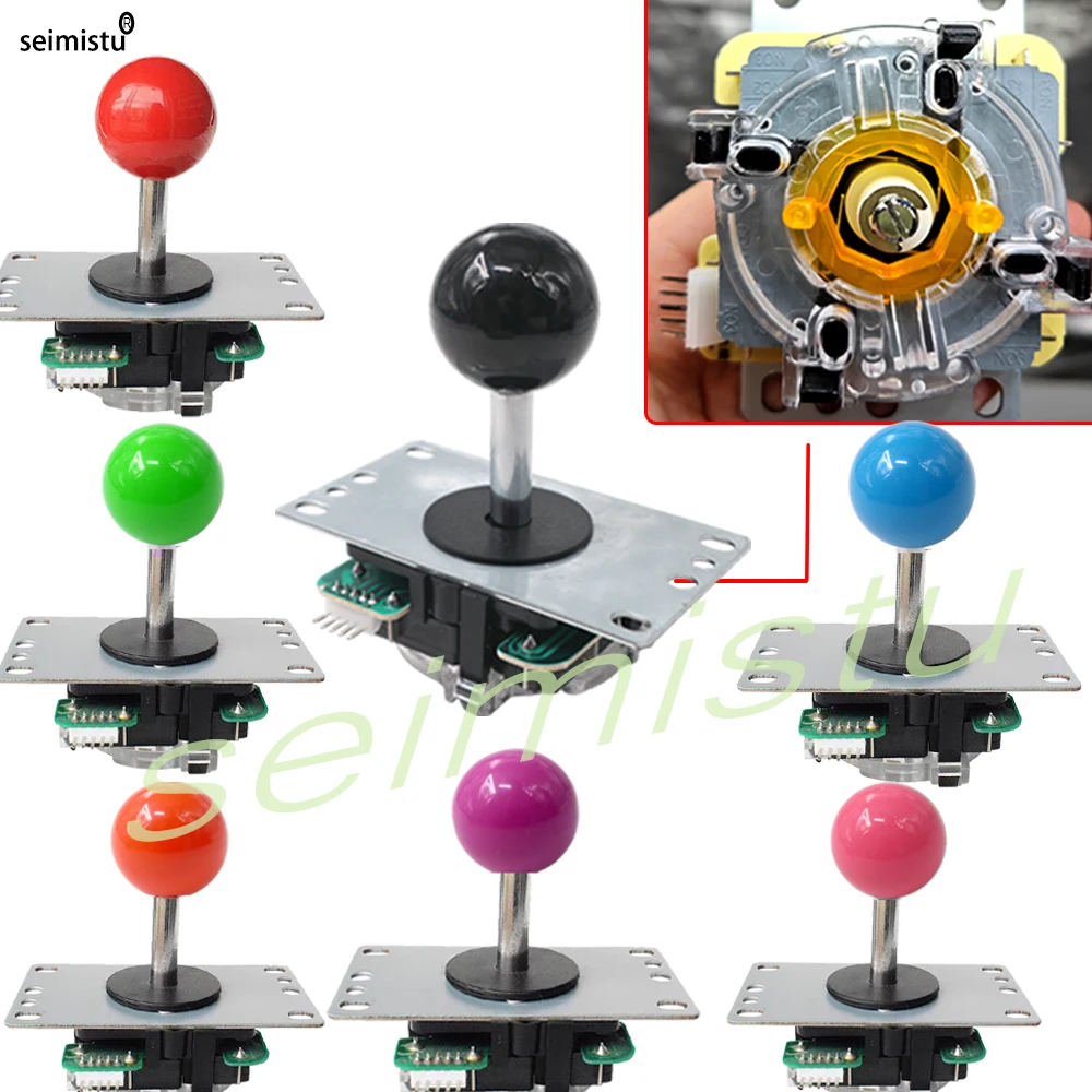 Joysticki Arcade 8-kierunkowy 5-pinowy joystick kopiuj joystick Sanwa do konsol do gier ARCADE Pandora box