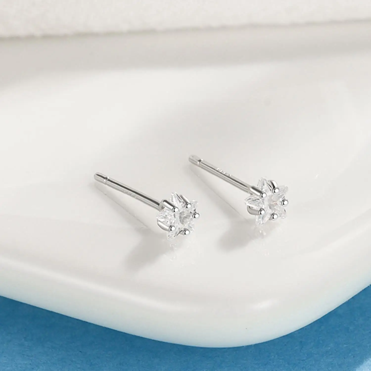 1 زوج أزياء بسيطة الفولاذ المقاوم للصدأ الأقراط النوم دوامة الأذن العظام أقراط السيدات حزب المجوهرات