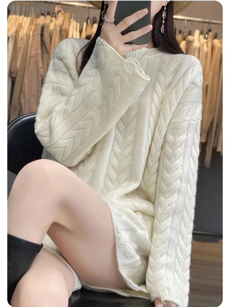 2024 Autumn Winter Knitted Shorts Suit Women Elegant Pullover Sweater Tops and Pants 2 Pieces Set Female Korean Fashion Clothes