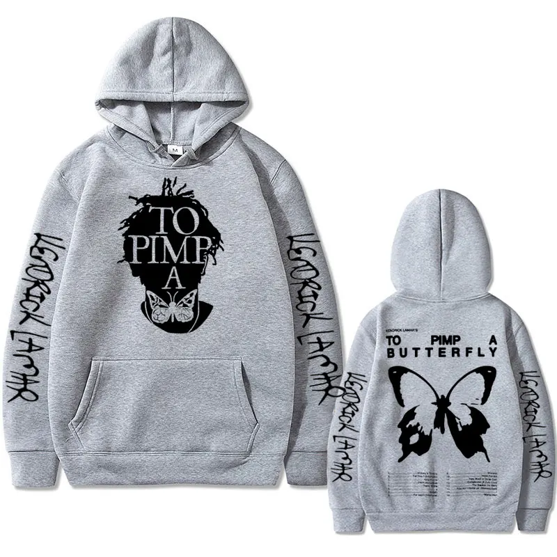 Rapper Kendrick Lamar To Pimp A Butterfly Graphic Hoodie Men Hip Hop Fleece Cotton Sweatshirt Tops Male Casual Oversized Hoodies