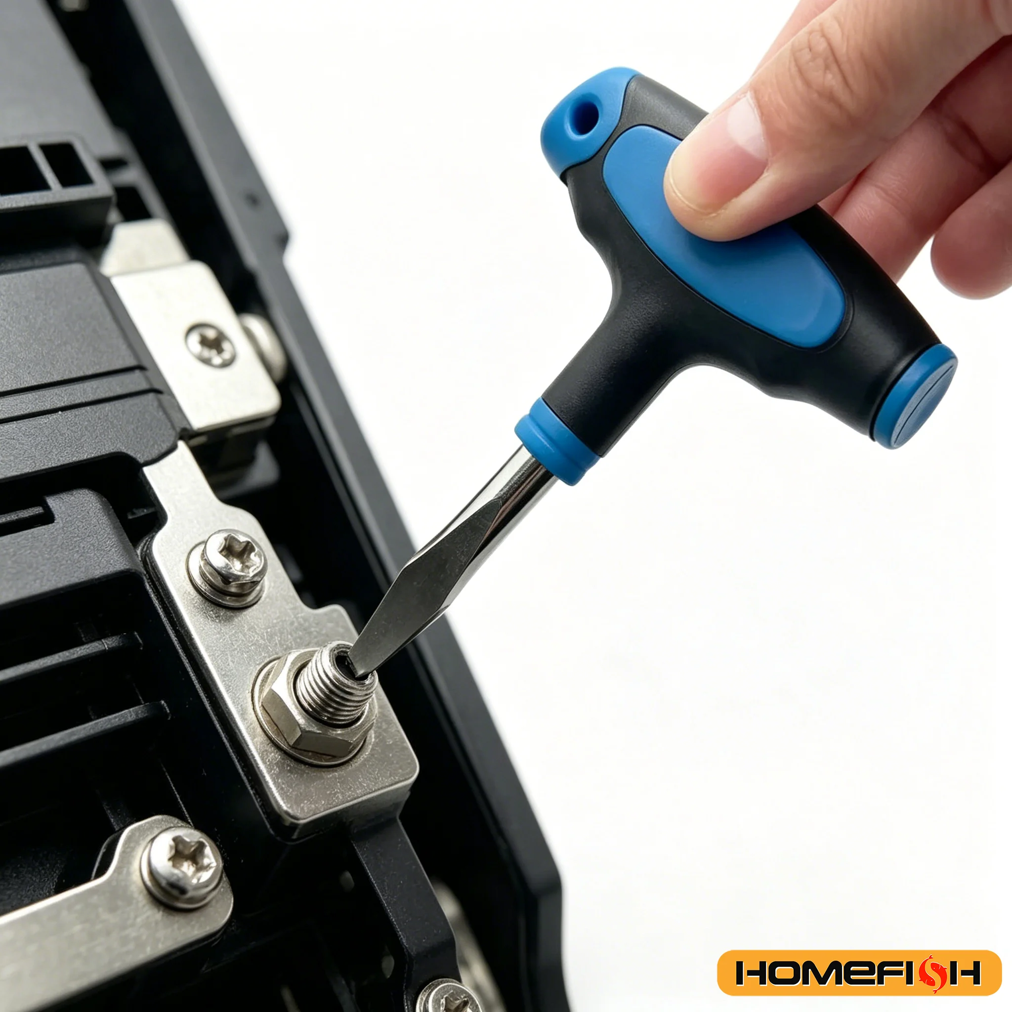 10mm T-Type Slotted Screwdriver 1PC Magnetic Hand Tool for Camera Tripod Monopod Quick Release Plate Slotted Screw
