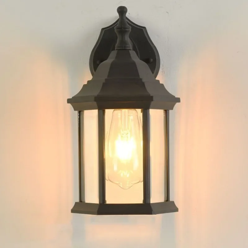 Modern Minimalist Aluminum Waterproof LED Wall Light Outdoor Garden Hotel Guesthouse Entrance Eaves Decor Novelty New Home view 2