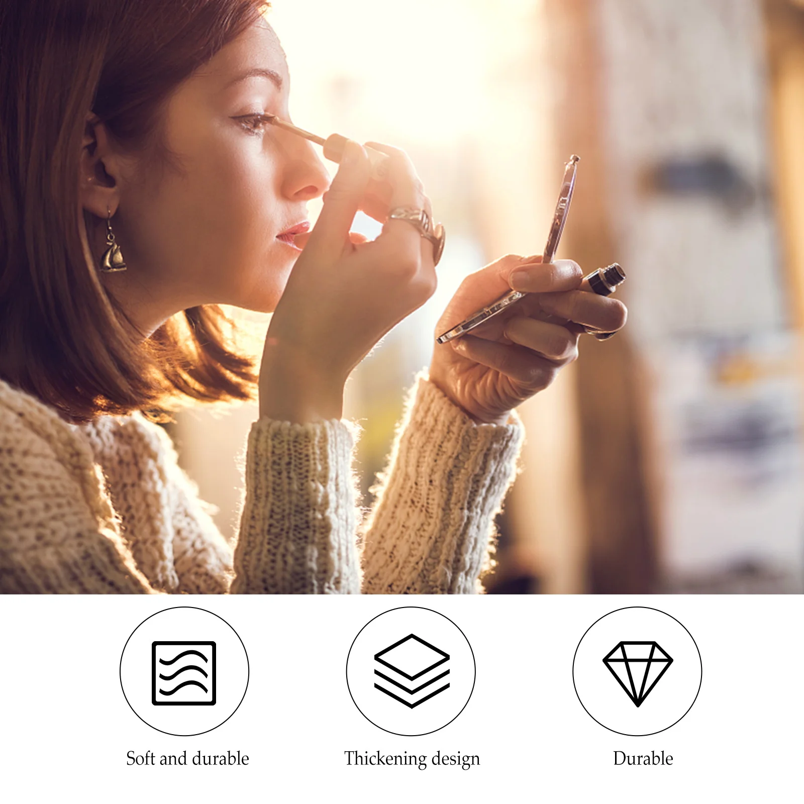 Accessori per la pratica delle lenze per microblading in silicone per la pratica della linea degli occhi da 3 pezzi