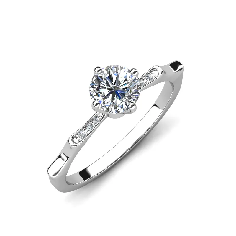 

Daisini обручальное кольцо, украшенное кристаллами Сваровски, модные украшения, обручальное кольцо на палец для женщин, Bijoux Femme, подарок