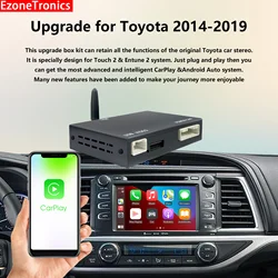 Ezontronics Decoder Box CarPlay Android auto for Toyota Touch2 Entune 2 Highlander Tundra Sienna Prius Yaris Camry CHR Module