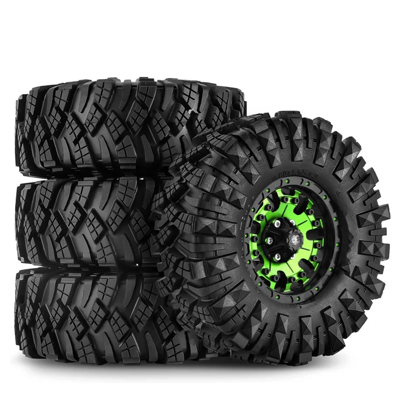

BEDW-4PCS Metal 1.9In Beadlock Wheel Rim For 1/10 RC Crawler TRX4 Axial SCX10 90046 AXI03007 Redcat Gen8 Replacement Parts