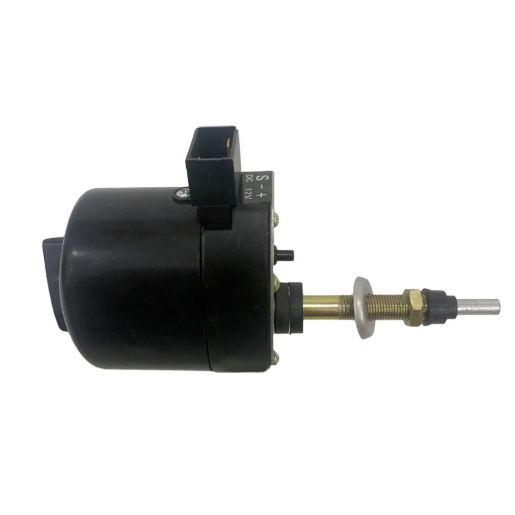 Wiper Motor Long Shaft Motor For Tractors Boats And RVs Universal- Windshield Wiper 6mm Shaft Black New Superior Quality