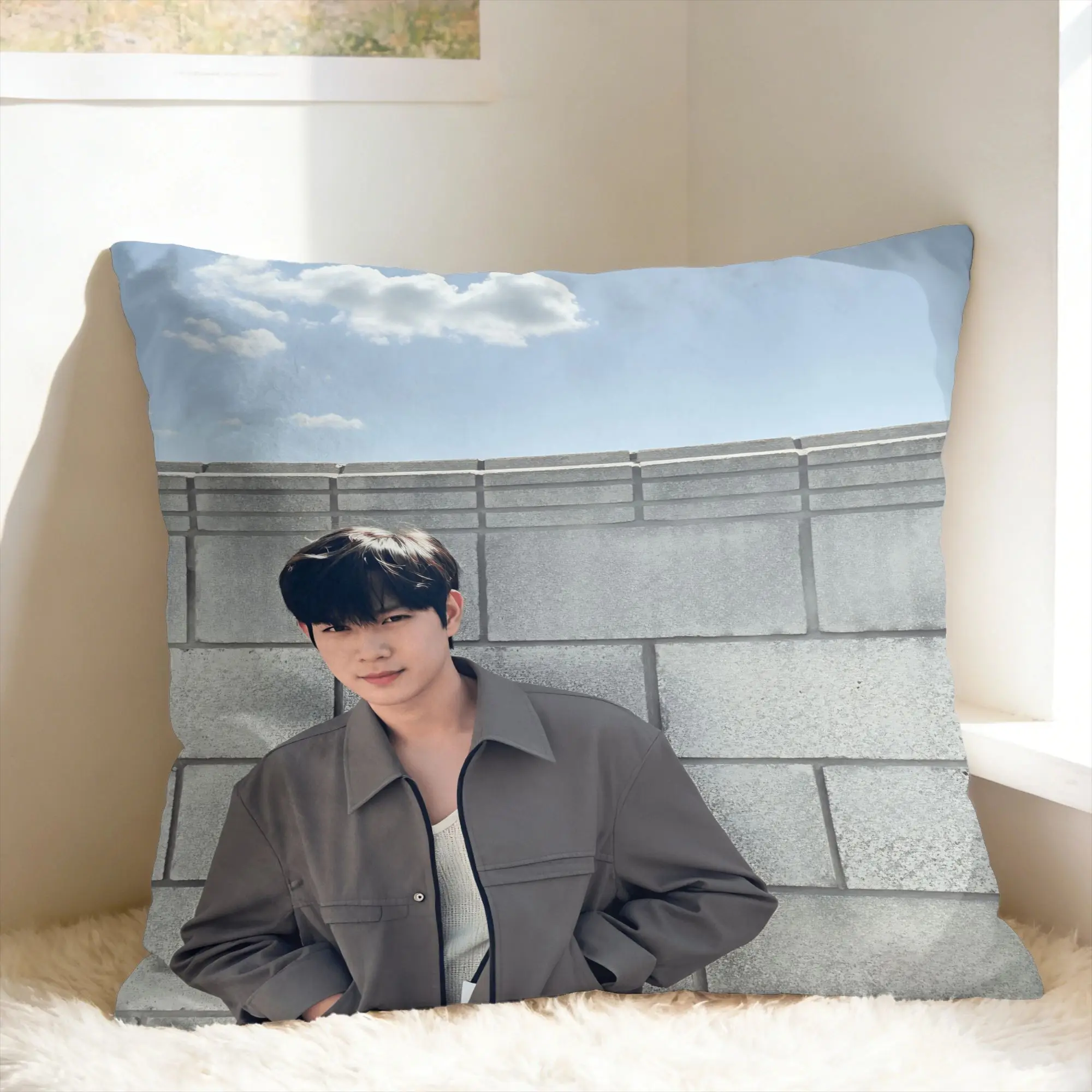 Y-Young-dae Kim Pillow Case  Comfy Pillow Cover For Chair Sofa Home Decor Vintage Cushion Cover