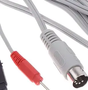 

2m Massage Machine Electrode Wires 5P Plug Electrode Cable Red Black for TENS Massager Therapeutic Machine Accessory