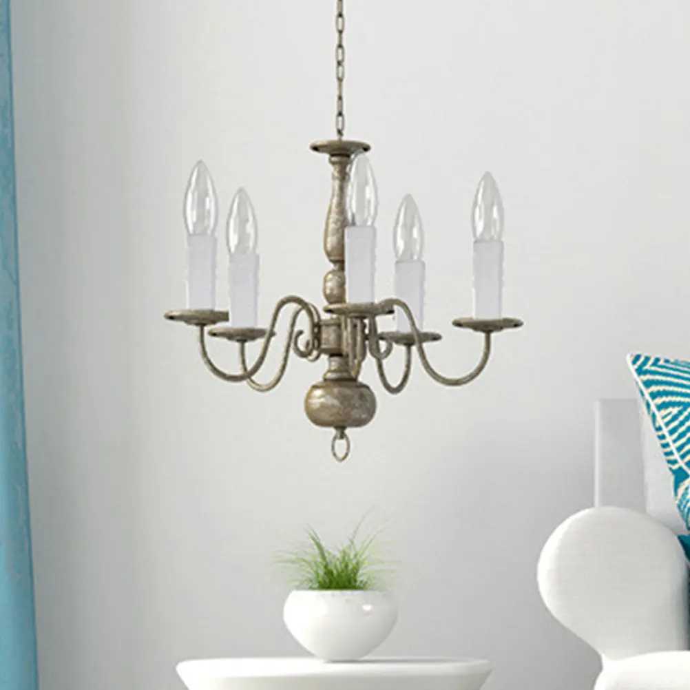 

4Pcs Iron Lamp Tube Chandelier Flanging Casing E14 Socket Cover Crystal Chandelier Casing Lighting Parts for