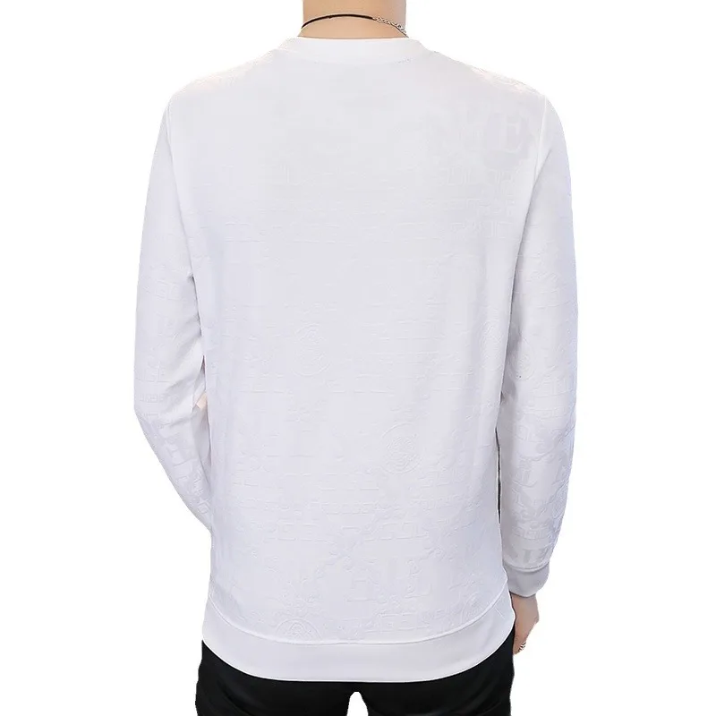 Fashion New Brand Breathable LongSleeved Men O-neck Tops Designer Cool Comfortable T-shirt Men's Clothing 2024 L-5XL