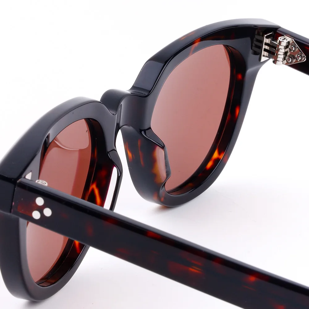 2025 الصيف سميكة البيضاوي النظارات الشمسية رجل خلات جديد ريترو موضة UV400 نظارات الشاطئ النساء النظارات الرجال القيادة