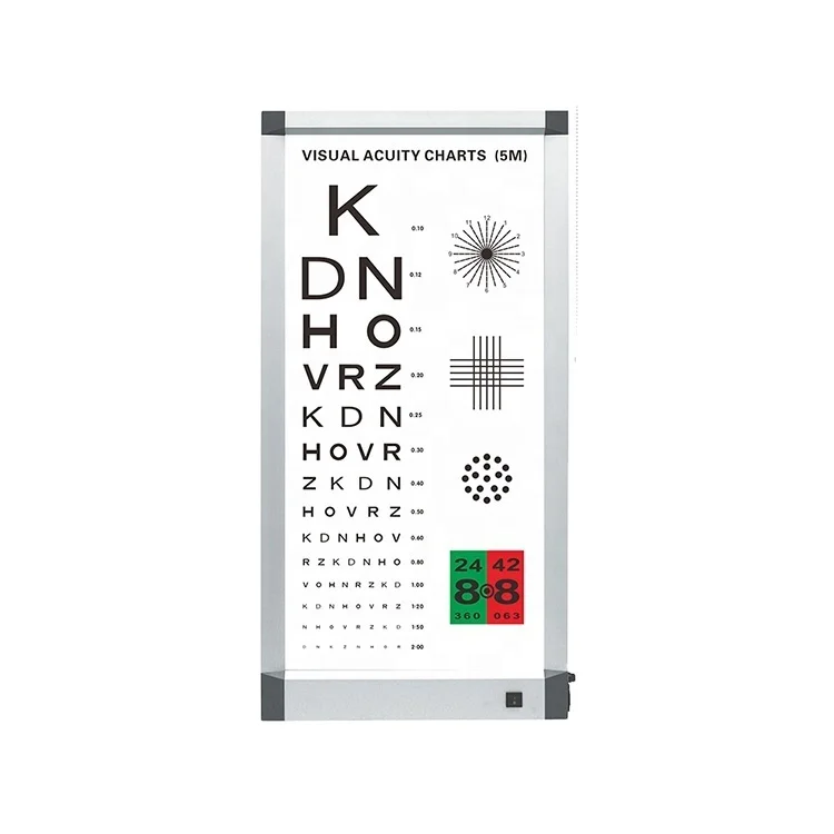 Bagan Pengujian Penglihatan LED Bahan PMMA 5 Meter VC-C