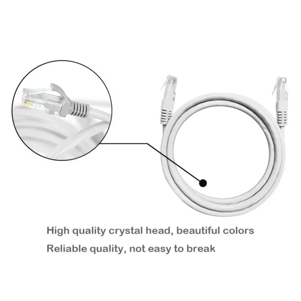 2021 New Blue Durable CAT-5e RJ45 Ethernet LAN Network Cable For Computers And Switches Hubs ADSL Routers Digital Set-top Boxes