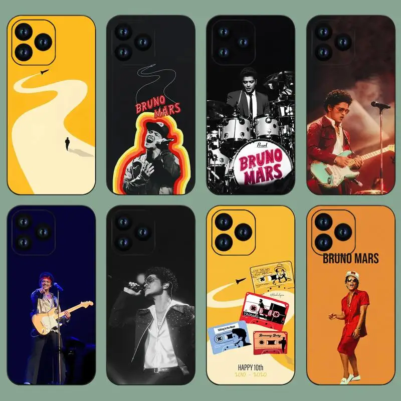 Singer Bruno Mars Phone Case For iPhone 11 12 13 14 Mini Pro XS Max X S Plus XR Shell