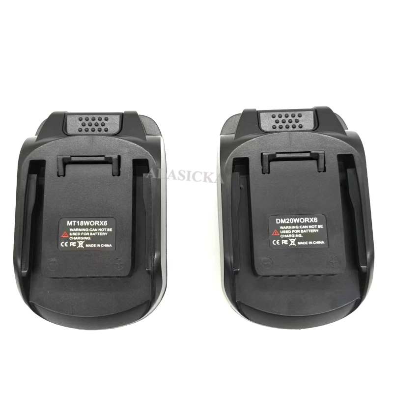 Battery Adapter for Makita/Dewalt/Milwaukee/Bosch 18V 20V Li-ion Batteries Converting To for WORX 6PIN Li-ion Battery Power Tool