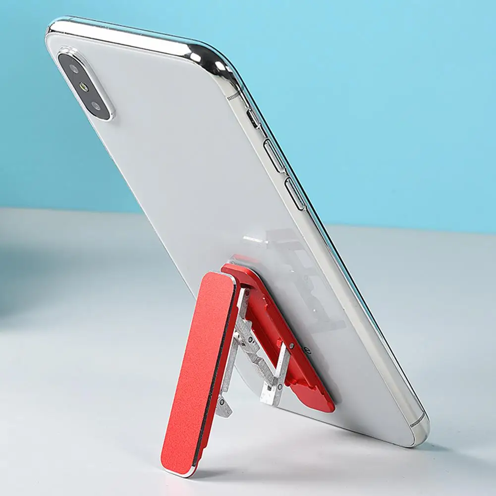 Mini PC material Folding Phone Holder Desktop Ultra-thin Adhesive Mobile Phone Holder Decoration For IPhone 