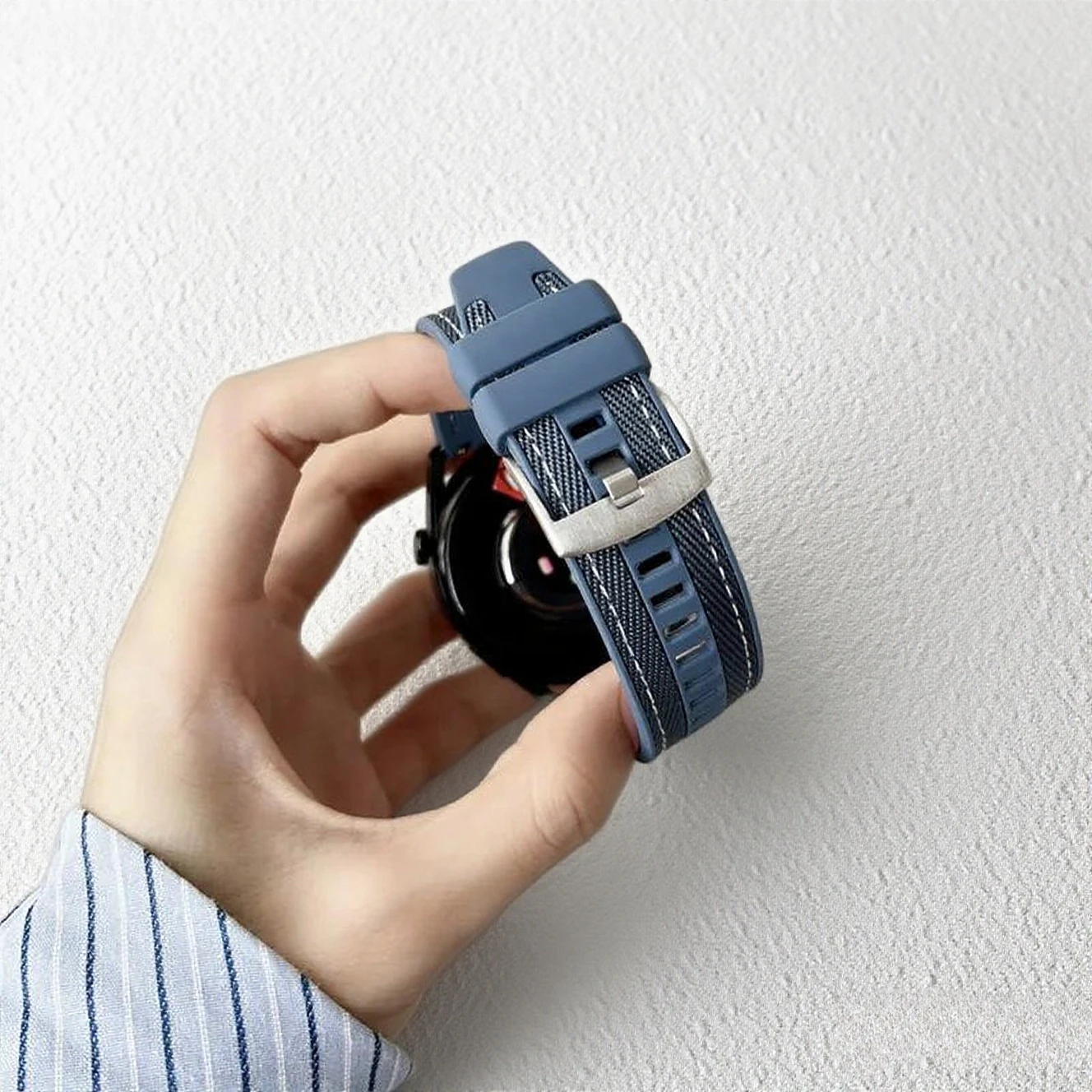 Cinturino in nylon ufficiale 20mm 22mm per HUAWEI WATCH GT 5 4 46mm/orologio 4 5 Pro GT 3 2Pro 46mm 42mm cinturino in silicone composito