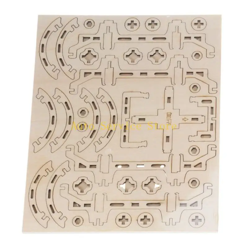 462A Wooden Assembled Building Block Diy Four Aircraft Suitable for Classroom Science and Education for Teachers