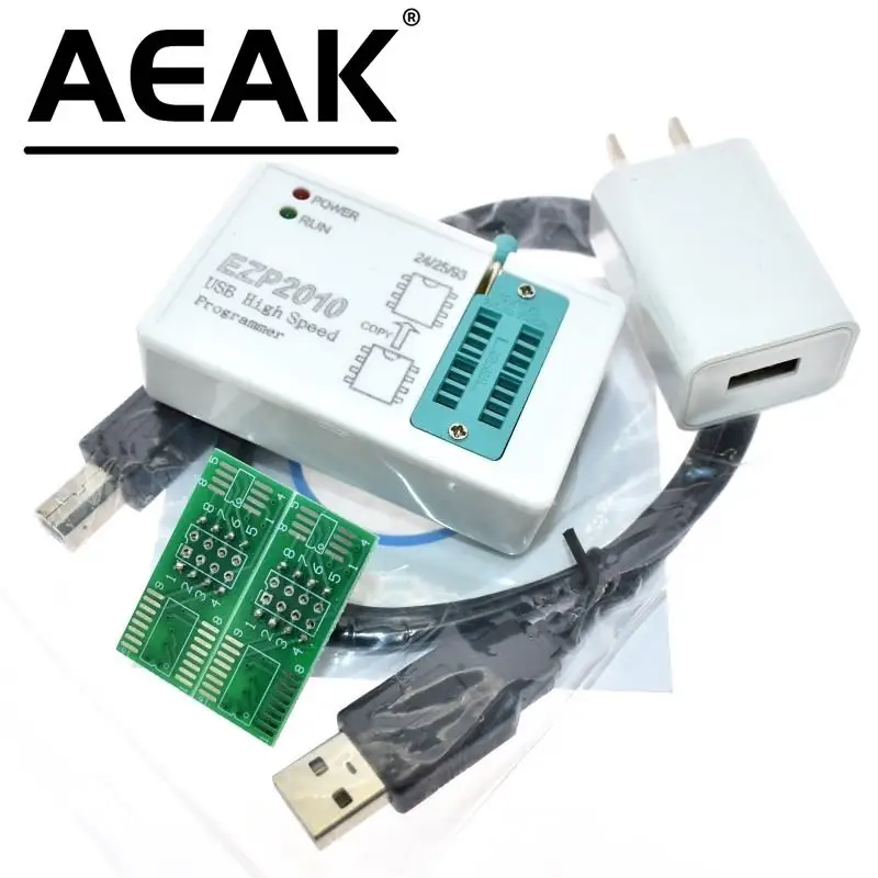 

AEAK EZP2010 высокоскоростная USB-программа SPI + зажим для проверки ИС socke Поддержка 24 25 93 EEPROM 25 флеш-BIOS Чип