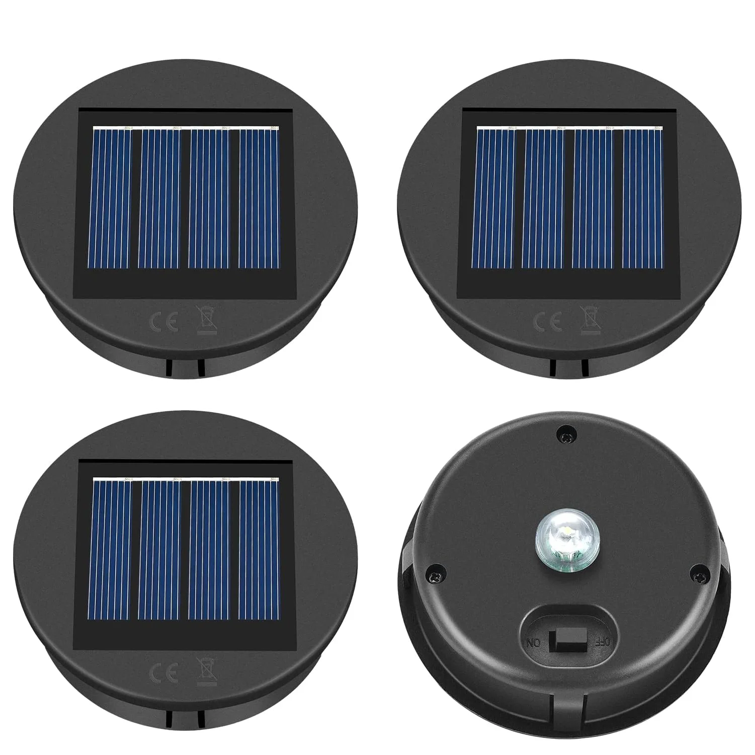 

1PC Solar Lantern Replacement Parts Outdoor Hollow Projection Lantern Electronic Accessories Suitable for Outdoor Hanging
