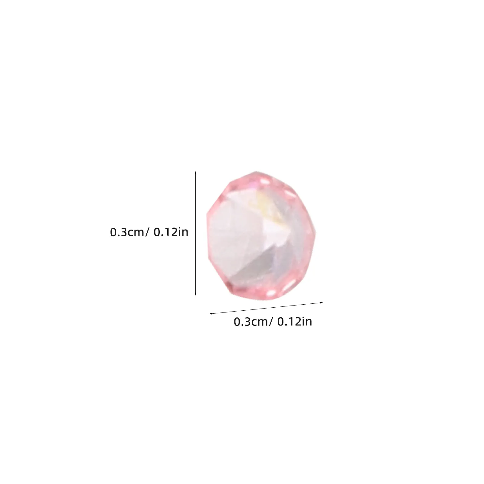5000Pcs Pink Acrylic Rhinestone 3Mm Pointed Gems Table Scatter Wedding Confetti Vase Filler Acrylic Gems Craft Rhinestone