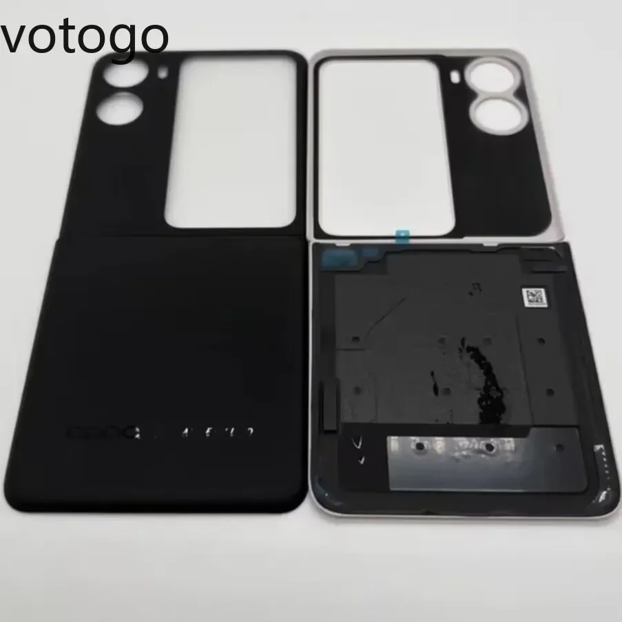 Repair Back Cover For OPPO Find N2 Flip / CPH2437 Rear Battery Glass Door Lid Shell Case Housing Chassis Replacement