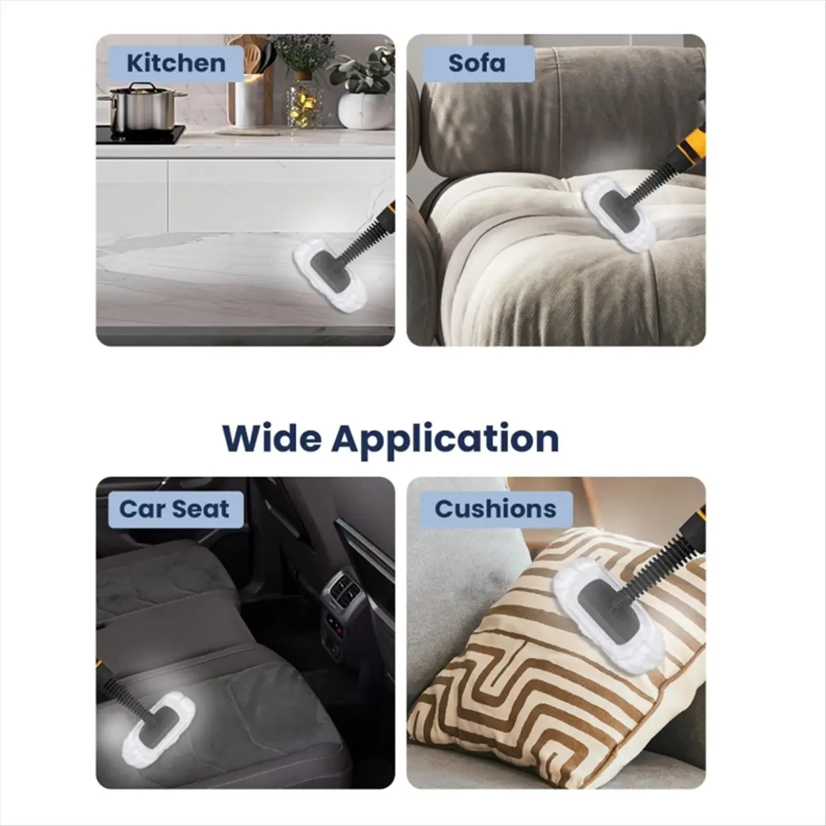 A58Z 6 Pcs Microfiber Steam Mop Pads for Steam Shot,,, Neat Steam Cleaner