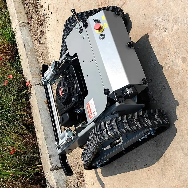 

Customized Hot Top Small Crawler Remote Control Mower Farm Grass Blade Automatic Lawn Mower Robot Simple Commercial Lawn Mowing