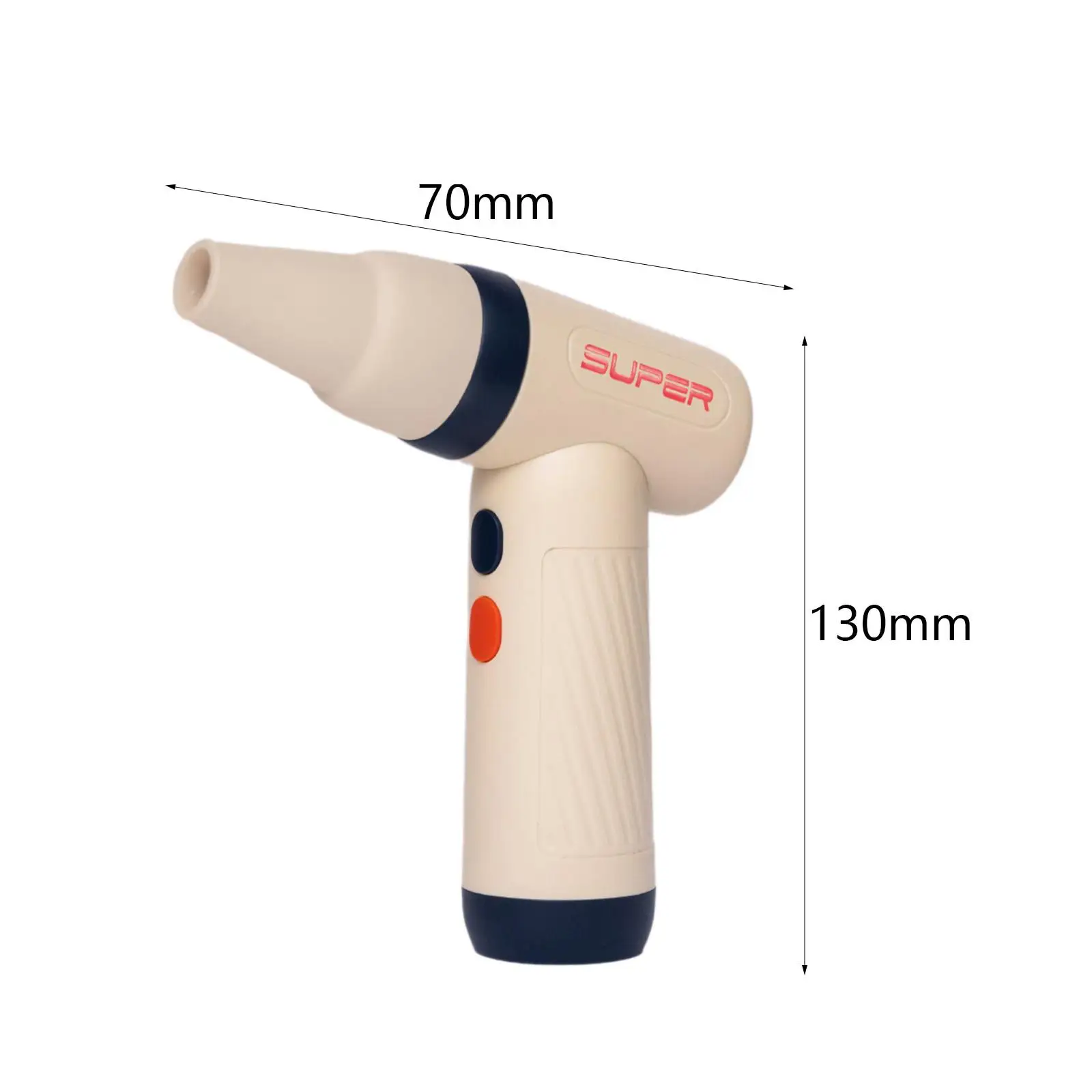 Pengering rambut perjalanan profesional kecil isi ulang (hanya Mode angin dingin) cepat kering untuk luar ruangan Pria Wanita Hotel Salon bepergian